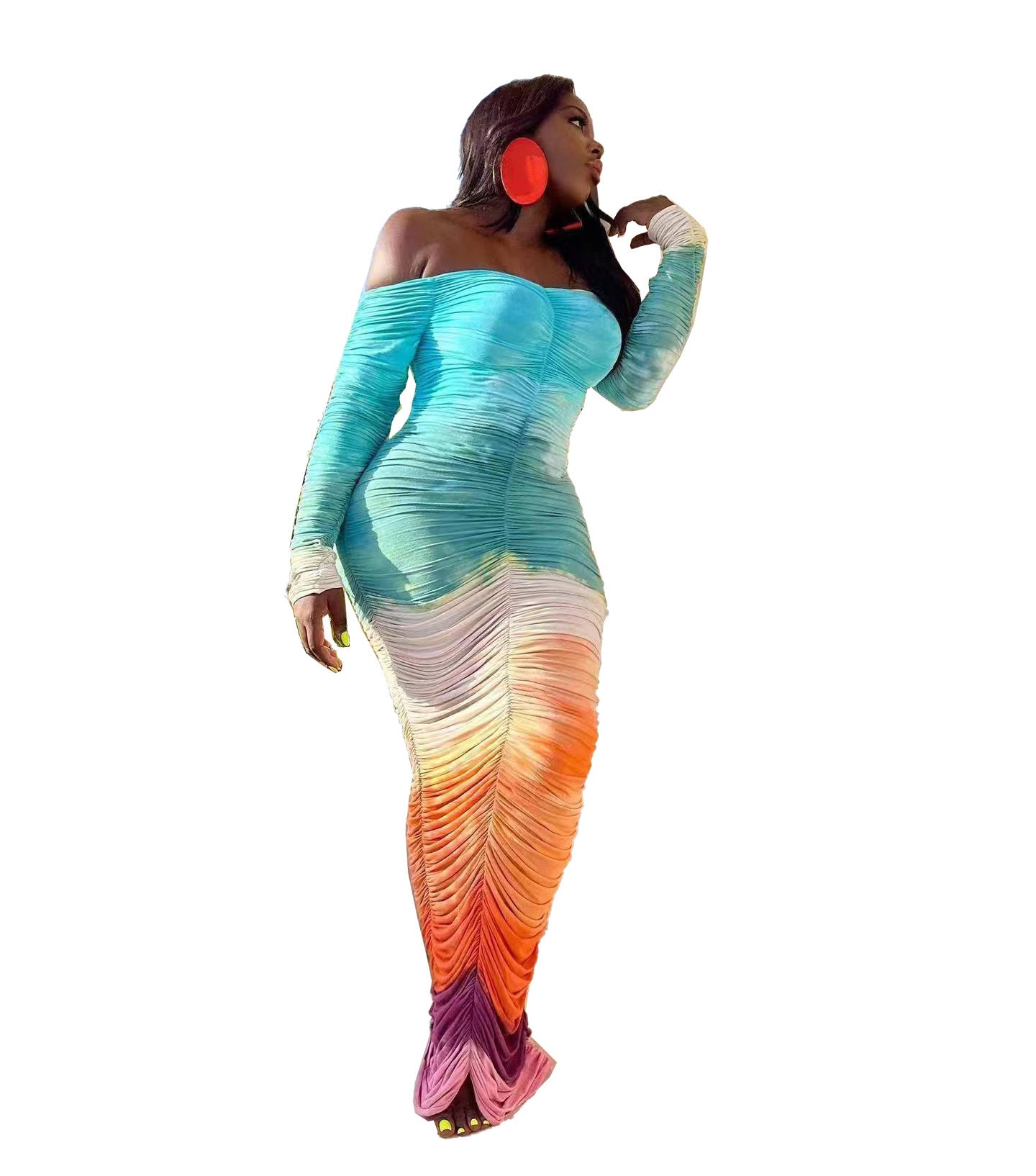 BellaViva Printed Elegance Dress
