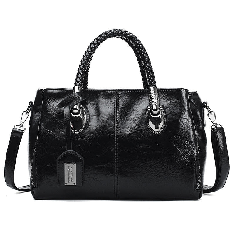 Léonora Vintage Royal – Bolso de Lujo en Cuero Encerado