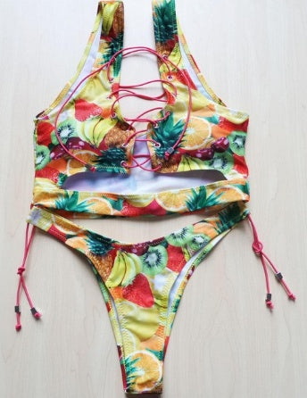 Tropic Tease Pineapple Bikini Set