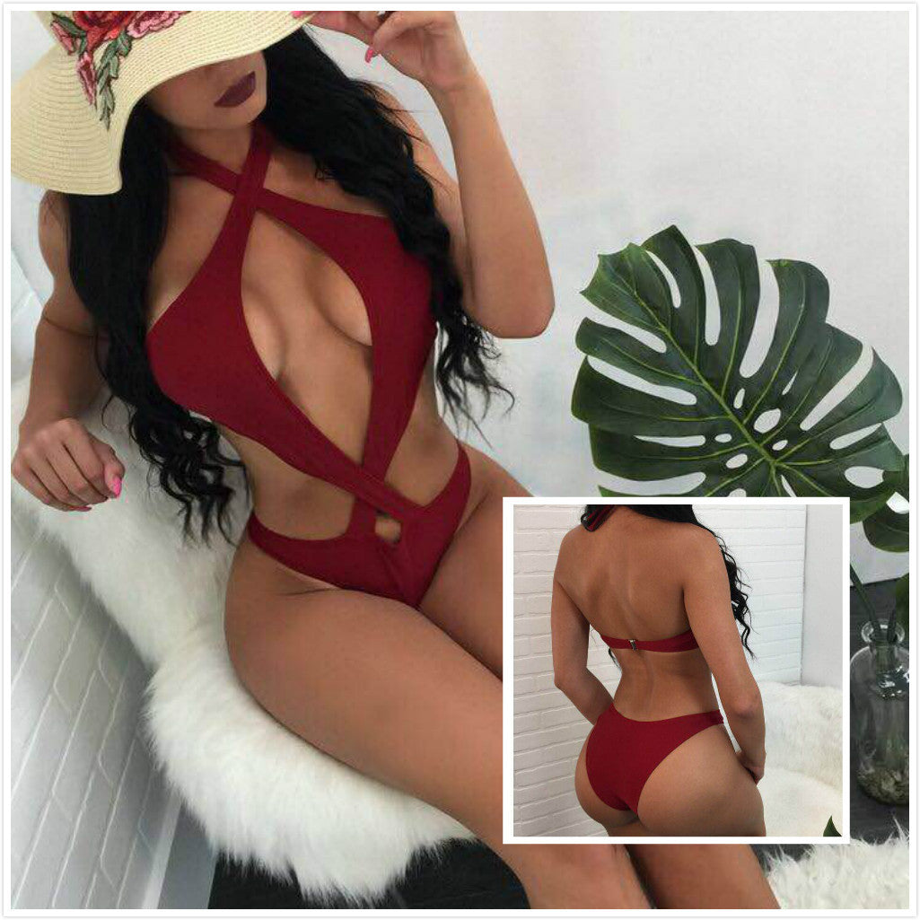 Temptation Halter Cross Bikini