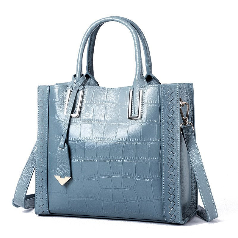 ÉlanWeave – Bolso Trenzado de Cuero para la Mujer con Estilo Atemporal