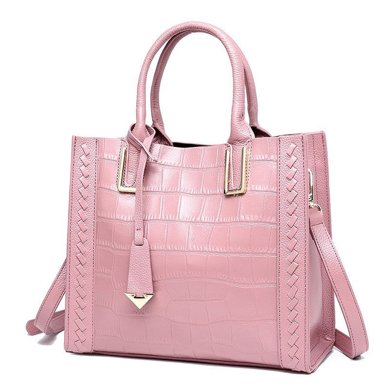 ÉlanWeave – Bolso Trenzado de Cuero para la Mujer con Estilo Atemporal
