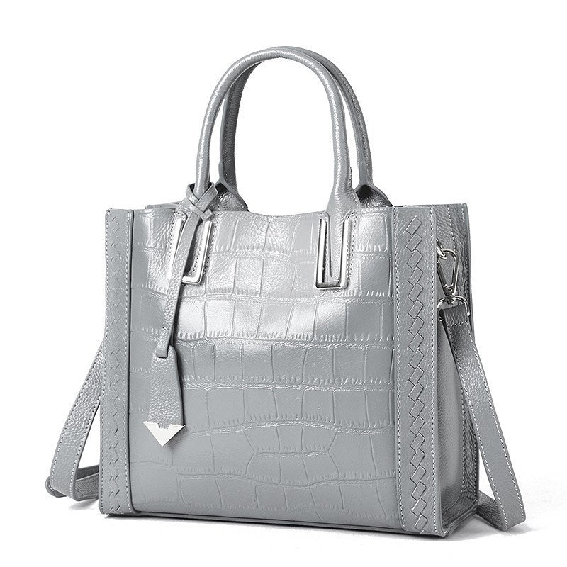 ÉlanWeave – Bolso Trenzado de Cuero para la Mujer con Estilo Atemporal