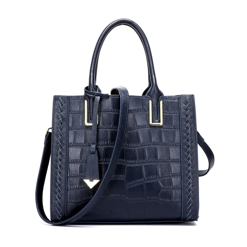 ÉlanWeave – Bolso Trenzado de Cuero para la Mujer con Estilo Atemporal