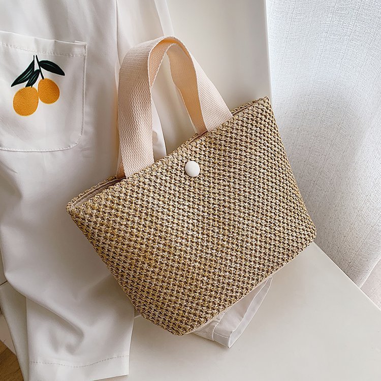 Golden Breeze Vintage Woven Bag