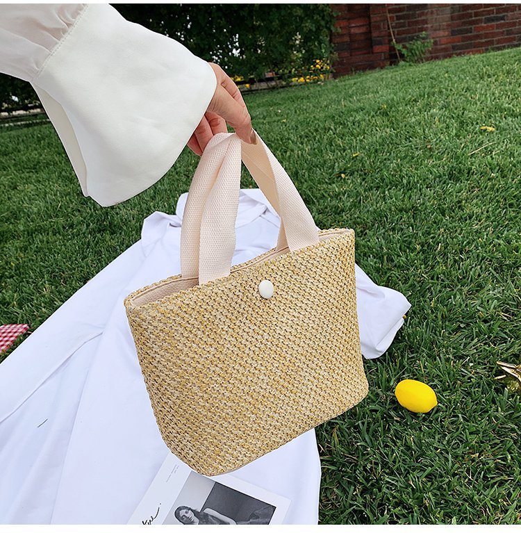 Golden Breeze Vintage Woven Bag