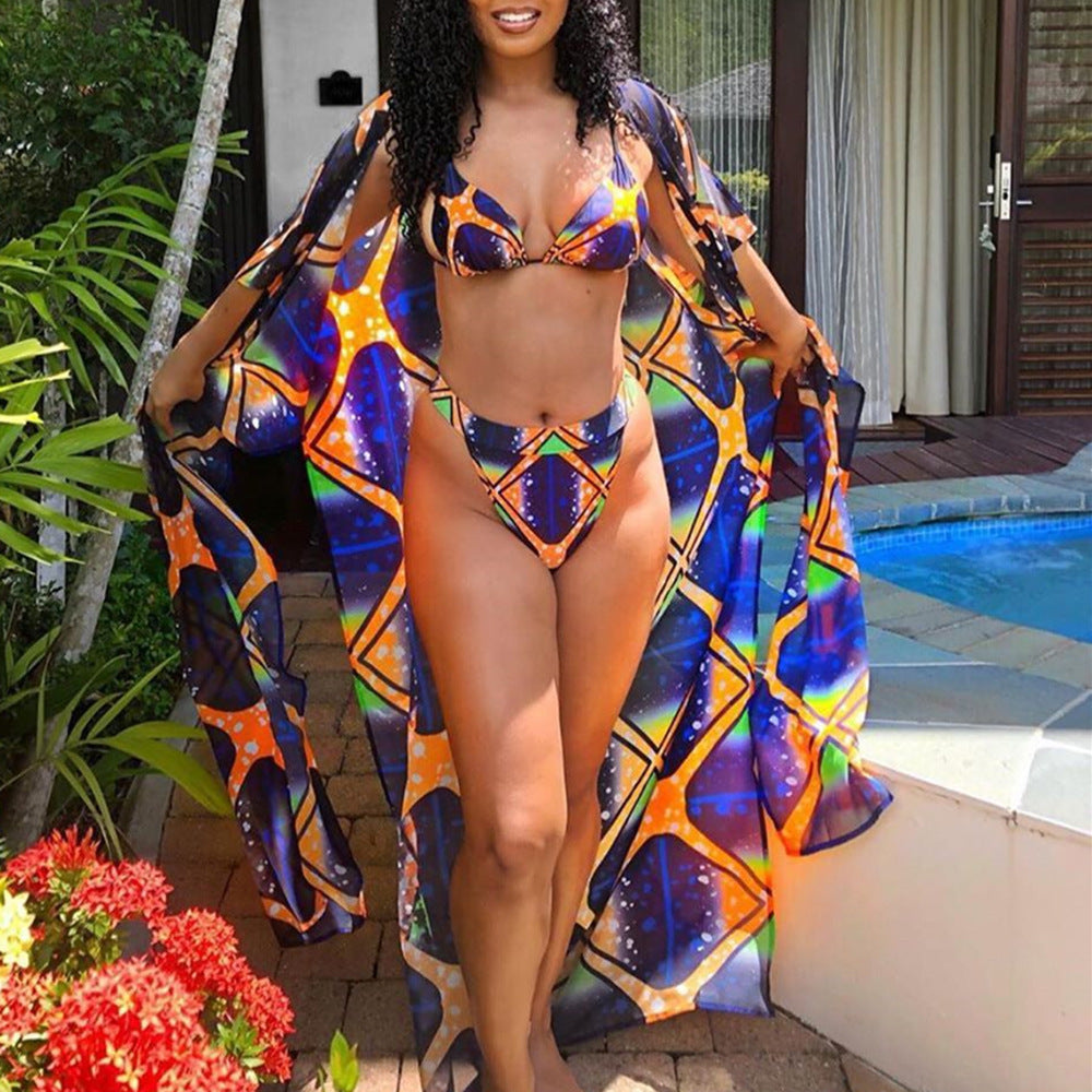 Royal Essence African Print Bikini