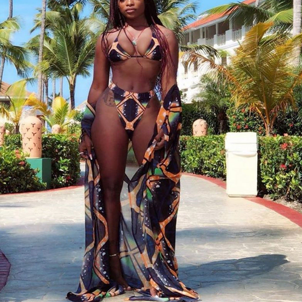 Royal Essence African Print Bikini