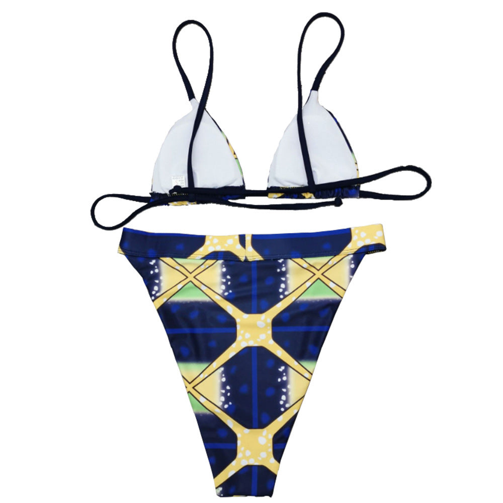 Royal Essence African Print Bikini