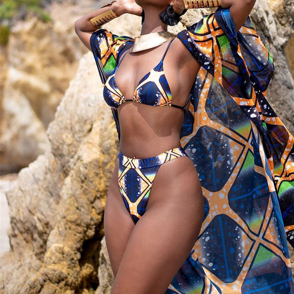 Royal Essence African Print Bikini