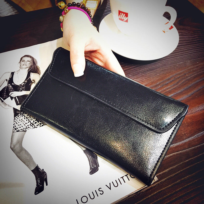 SleekEdge Cowhide Business Card Wallet