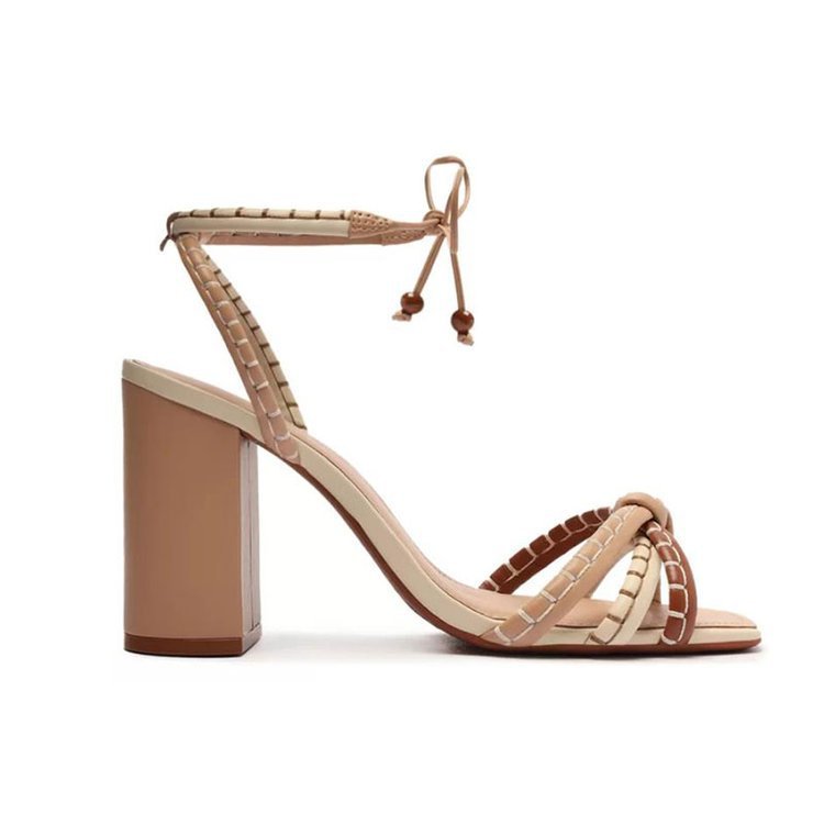 RomanGlam Colorful Heel Sandals