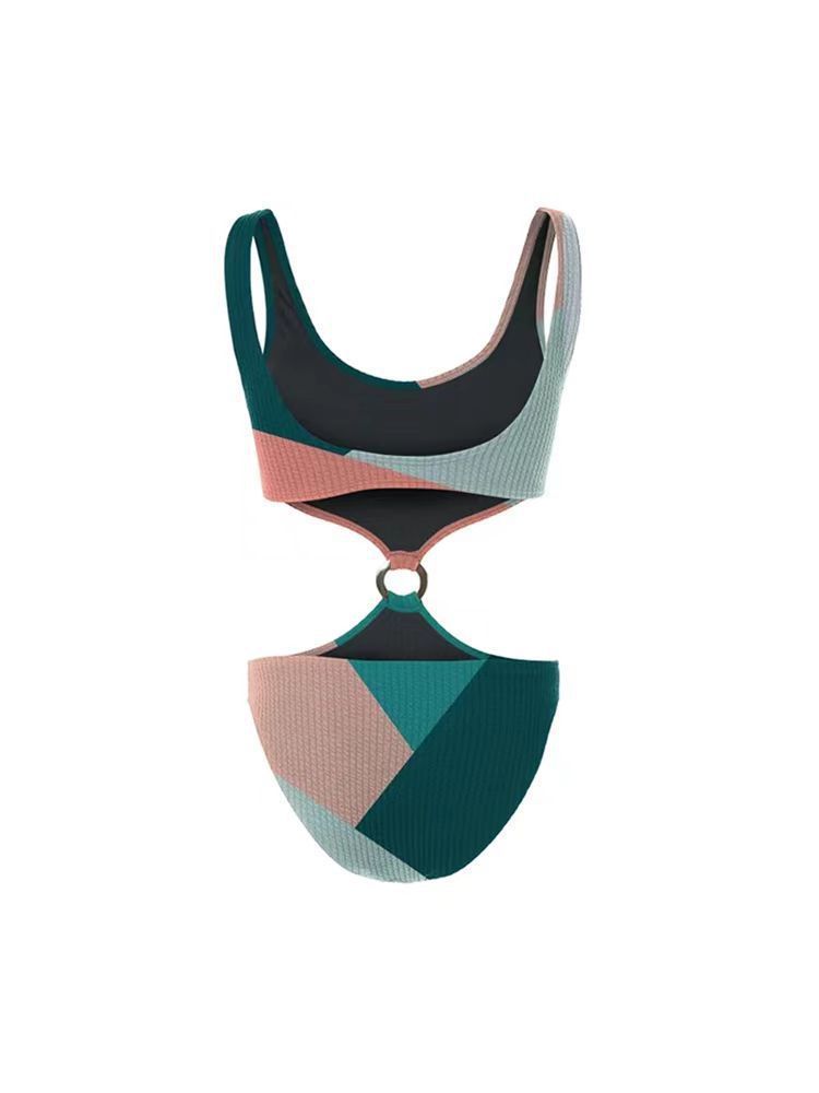 Enchanted Waves Contrast Bikini Set