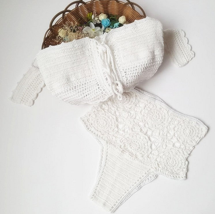 Siren’s Desire Knitted Bikini Set
