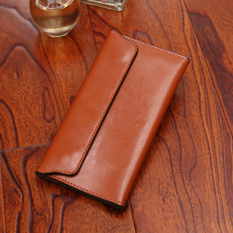 SleekEdge Cowhide Business Card Wallet
