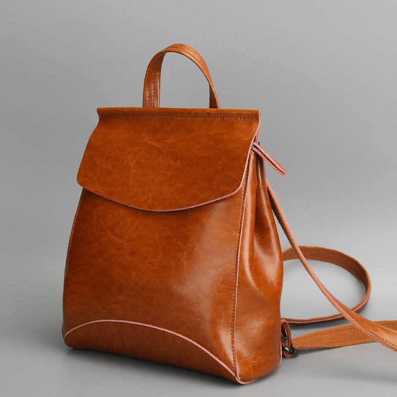 KoraLuxe 2en1 – Mochila & Bolso de Hombro Estilo Coreano Retro-Chic