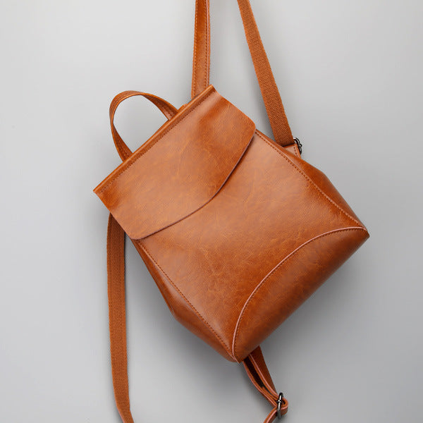 KoraLuxe 2en1 – Mochila & Bolso de Hombro Estilo Coreano Retro-Chic