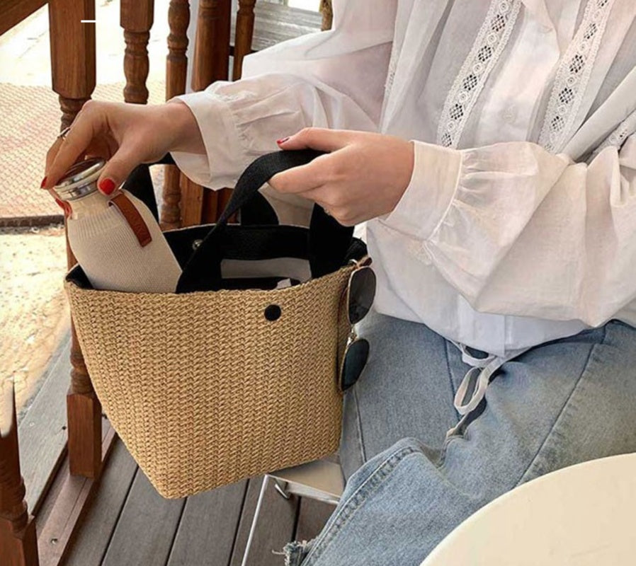 Soléa Breeze – Bolso de Ratán Casual para la Diosa Bohemia