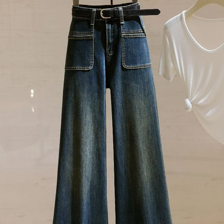 Retro Stretch Slim Flared Pants