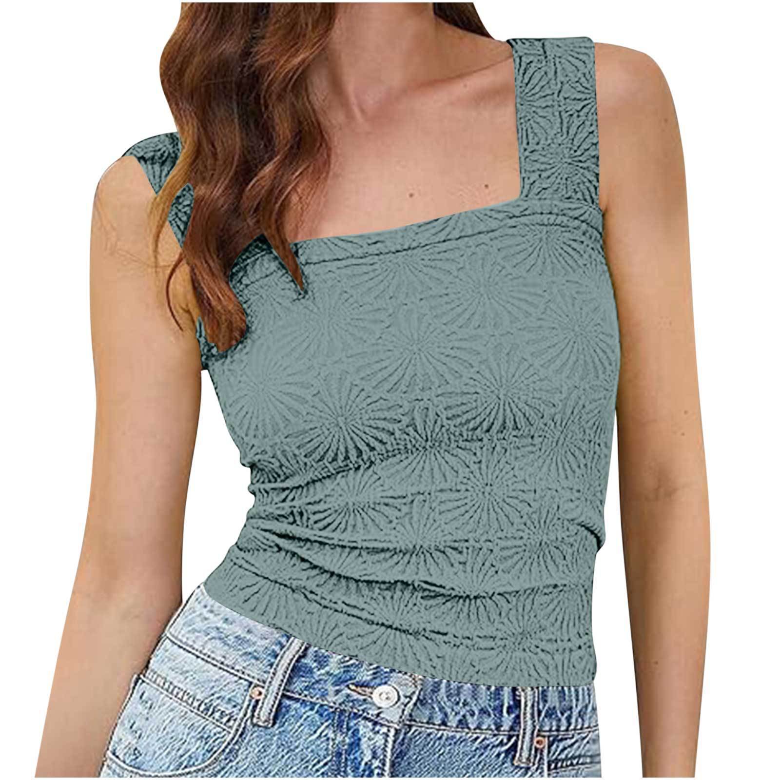 JacquardGrace Square Neck Vest