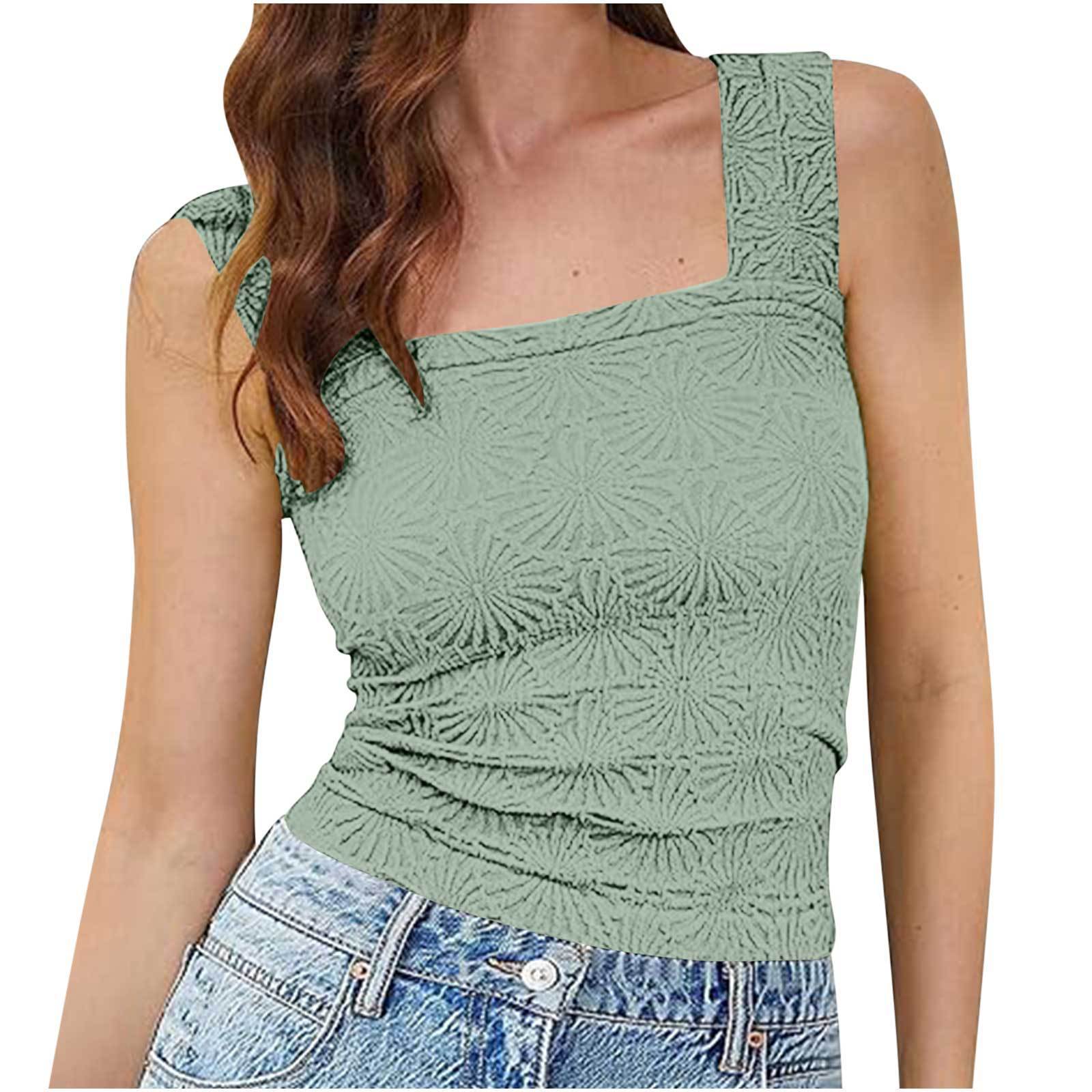 JacquardGrace Square Neck Vest