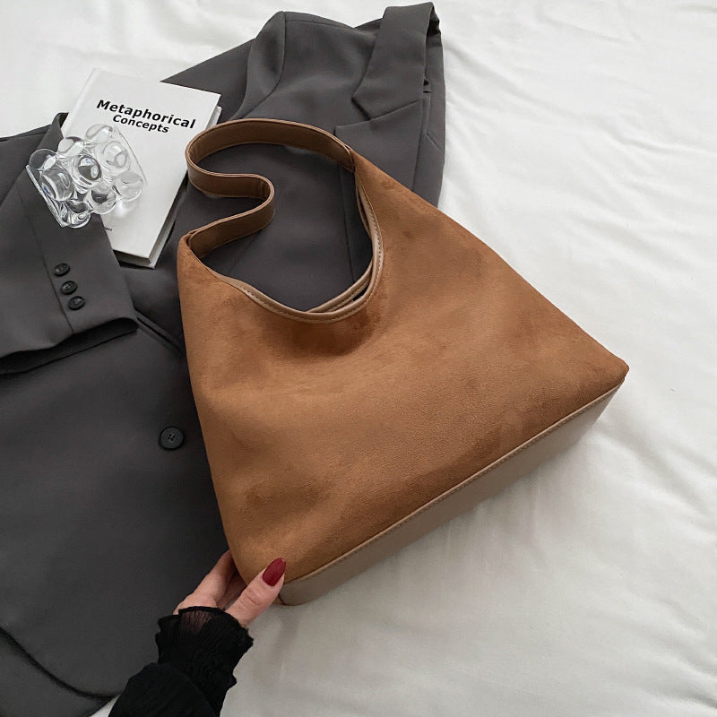 Vintage Western Suede Shoulder Bag