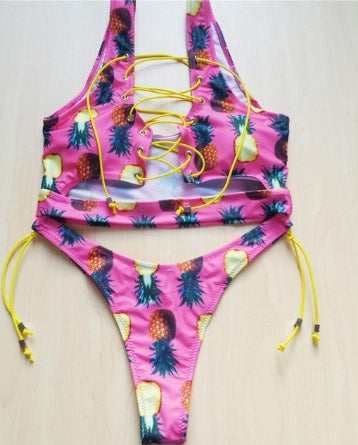 Tropic Tease Pineapple Bikini Set