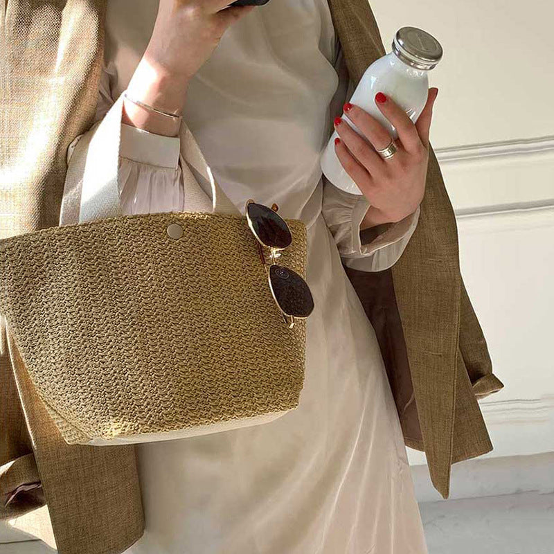 Soléa Breeze – Bolso de Ratán Casual para la Diosa Bohemia