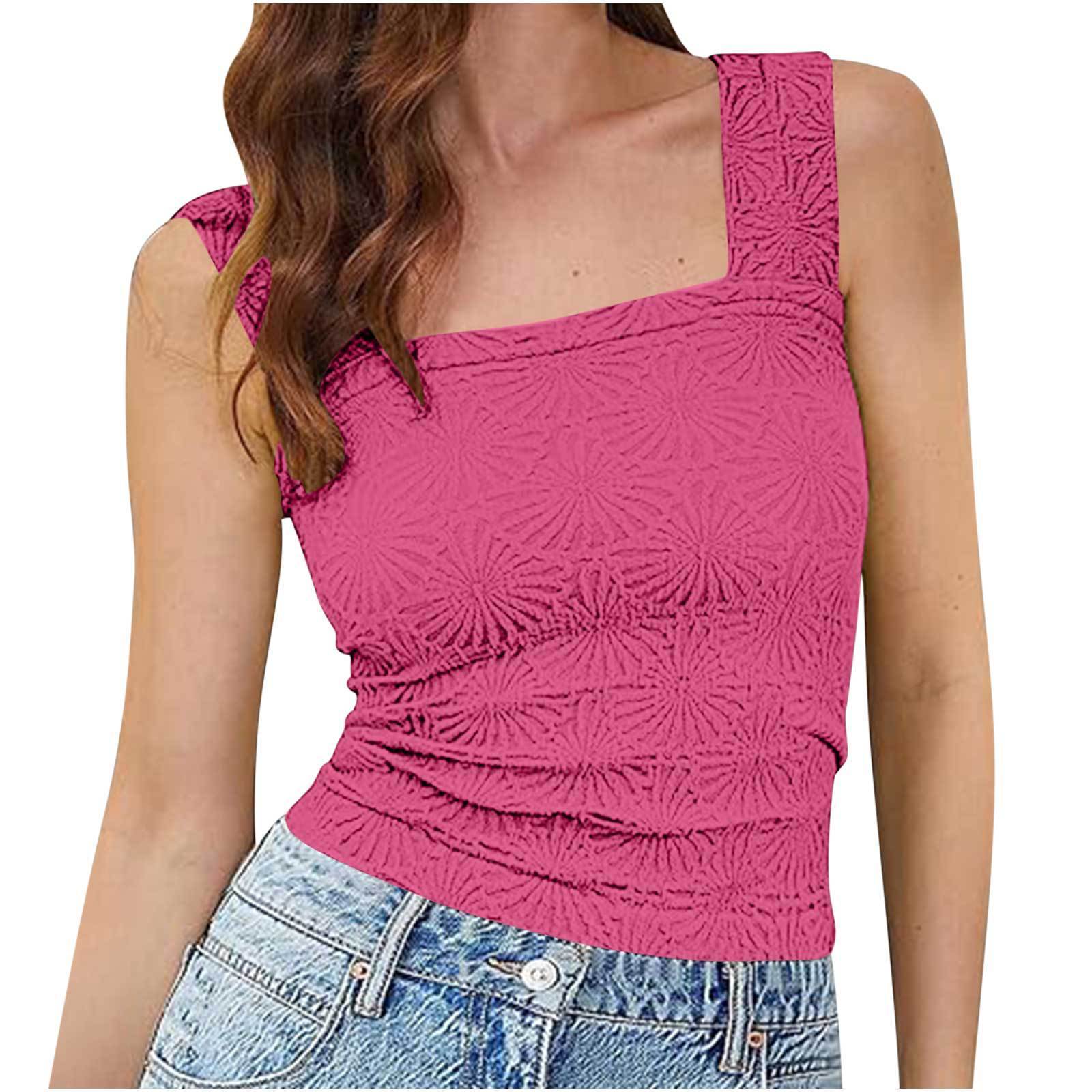 JacquardGrace Square Neck Vest
