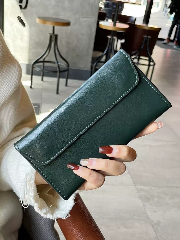 SleekEdge Cowhide Business Card Wallet
