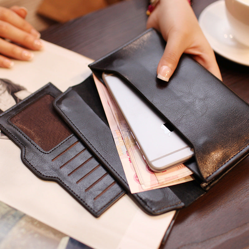 SleekEdge Cowhide Business Card Wallet