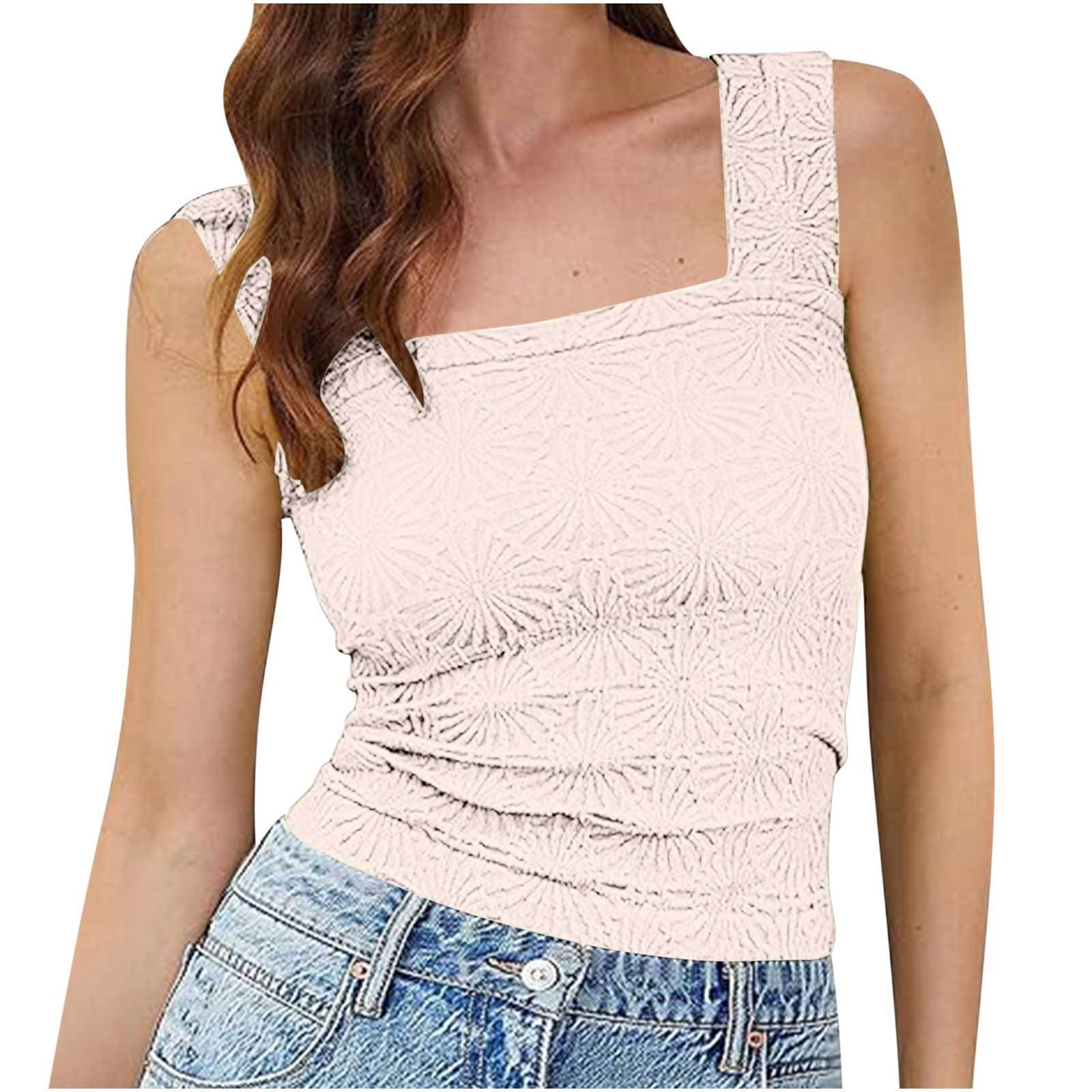 JacquardGrace Square Neck Vest