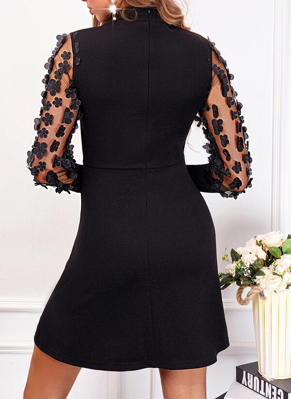 NoirMuse – Vestido Negro Casual con Vibra Inglesa para la Reina Sofisticada