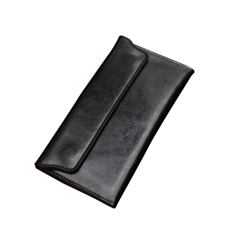 SleekEdge Cowhide Business Card Wallet