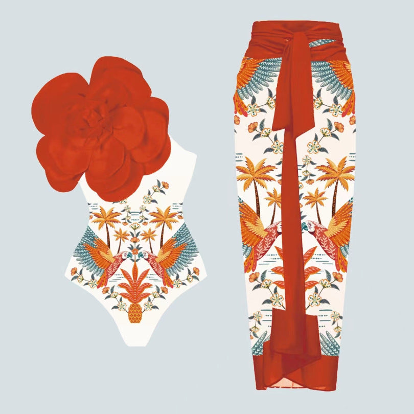 Blooming Desire Floral One-Piece Set